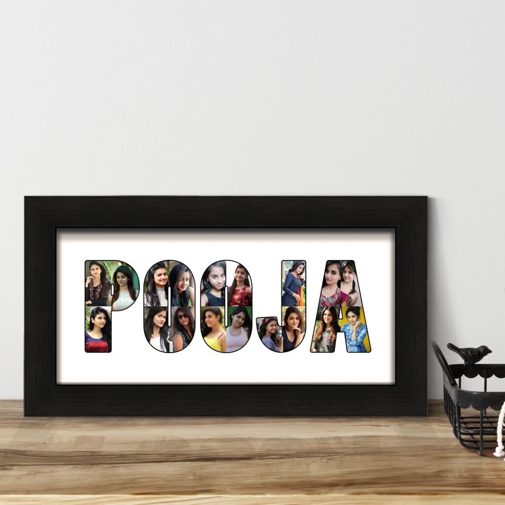 Frame The Name Customized Collage Photo Frame- A Perfect Gifter