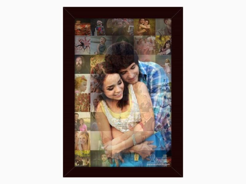 Personalized Mosaic Poster With Frame - A Perfect Gifter